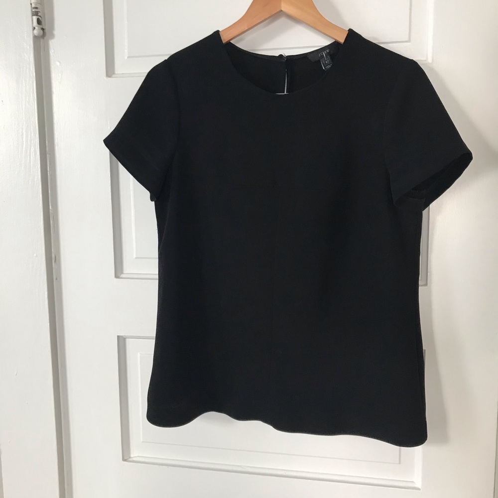 J. Crew black blouse size 6